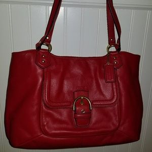 Lipstick Red Coach Bag